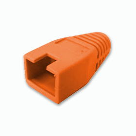 RJ45護套無帽100入-橙